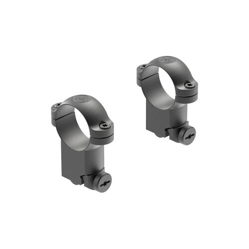 Leupold  Ringmount Ruger M77 1in Solid Steel Black High Quality - Super High Matte #Le49944