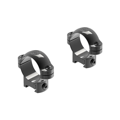 Leupold Rimfire 13mm Ringset 1in Solid Steel High Quality - Medium Gloss #Le49947