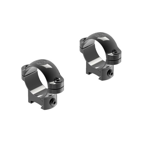 Leupold Rimfire 13mm Ringset 1in Solid Steel  - Low Black Gloss #Le49949