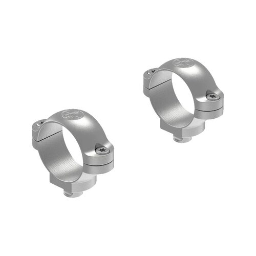 Leupold Quick Release 1in Rings High Quality Steel - Low Silver #le49972