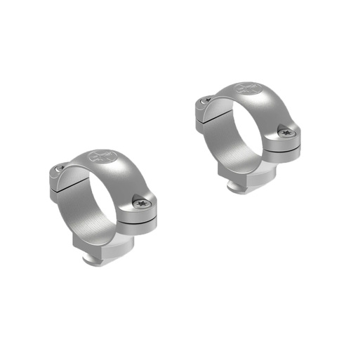 Leupold Dependable Dual Dovetail 1 Inch Rings Low Silver - Steel #Le52313