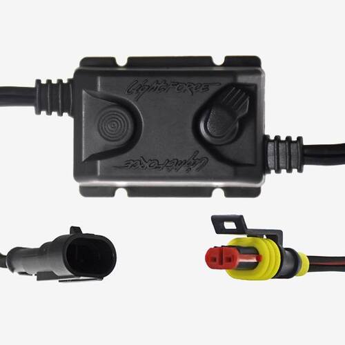Lightforce Halogen Dimmer With Amp Plugs - In-line #Sldimamp