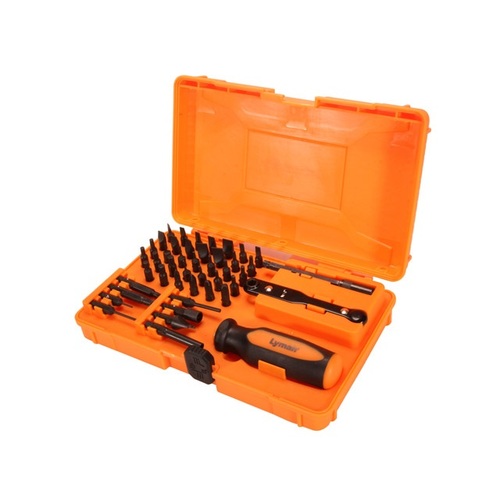 Lyman Hunting Shooting Tool Kit Work On Firearms High Quality - 45 Piece Including Two Long Bits #Ly-tk45