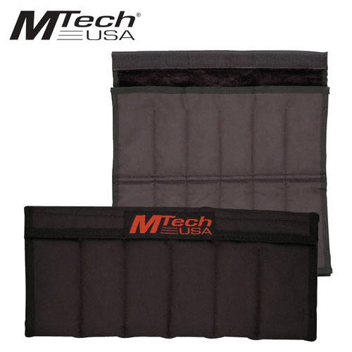 Mtech Compact Knife Carrying Case Storage Nylon Sheath - 15 X 30Cm Holds 12 Slots #c-Krdmt