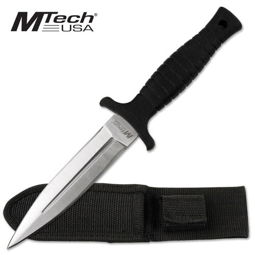 Mtech 9 Inch Tactical Hunting Dagger Fixed Blade Knife - Black #mt-097Sl