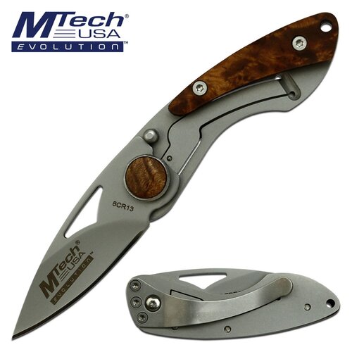 Mtech Evolution Manual Folding Knife - 4.75 Inches Overall #mte-Fdr004-Wdcs