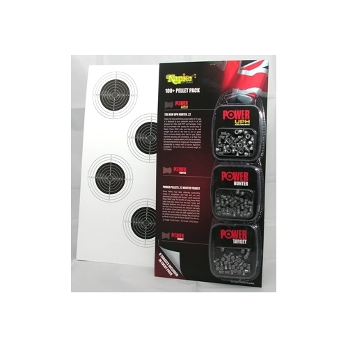 Napier Power Pellet Pack World Acclaimed Ppl 0.22 Caliber - 35 Of Each #n6059