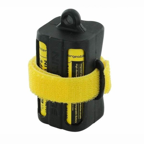 Nitecore Portable Battery Carry Storage Magazine - Holds Up To 4X 18650 Batteries Black #nbm40