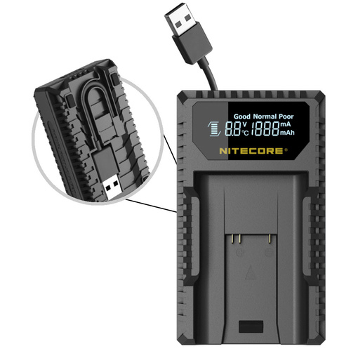Nitecore Usb Battery Charger - For Leica M9 Bli-312 Batteries #ulm9