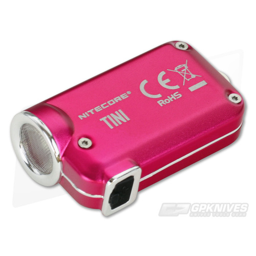 Nitecore Tini Usb Rechargeable Keychain Flashlight - 380 Lumens #tini Red