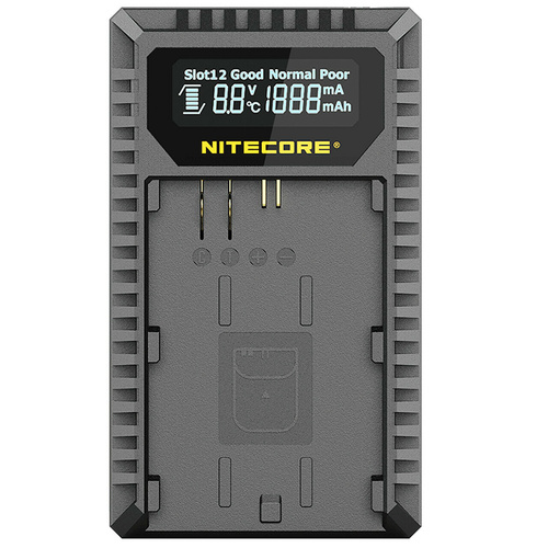 Nitecore High-performance Digital Usb Dual Slot Charger - For Canon Lp-e6n Battery #ucn3
