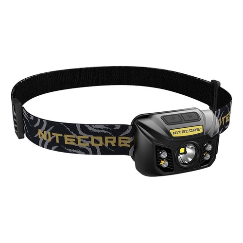 Nitecore Lightweight Compact Usb Rechargeable Camping Headlamp - 550 Lumens Xpg -G3 S3 Red Cri Black #nu32