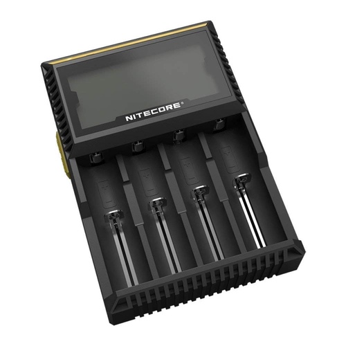 Nitecore Pro Intelligent Digicharger Li-Ion, Ni-Cd & Ni-Mh Smart Charger - 4X Battery #d4