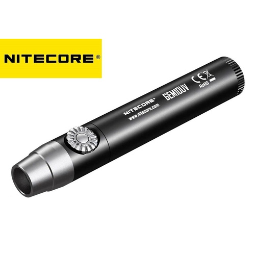 Nitecore 3w 365nm Gemstone Identification Uv Led Flashlight - Battery Holster Lanyard O-ring Included #gem10uv