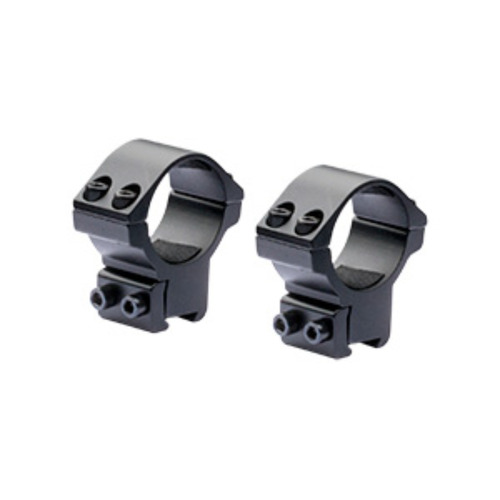 Nikko Match 30mm 3/8 Dovetail Ring Mount - Medium Black Matte #Nsmm3038m