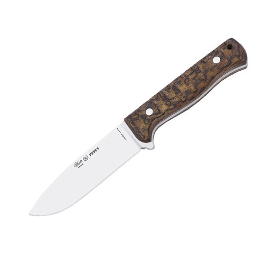 Nieto 1049-b Vanadium Steel 11.5cm Fixed Blade Knife - Natural Bocote Wood Handle #N-1049b