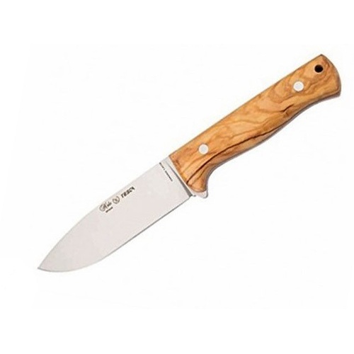 Nieto 1049-o Yesca 11.5cm Steel Fixed Blade Knife Hunting Knives - Olive Wood Handle #N-1049o