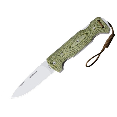 Nieto 13020 Fighter 9.5cm Steel Fixed Blade Knife Hunting Knives - Katex Green Handle #N-13020