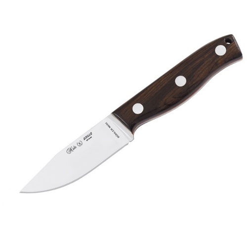Nieto 130-g Grillo 7cm Steel Fixed Blade Knife Hunting Knives - Granadillo Wood Handle #n-130g