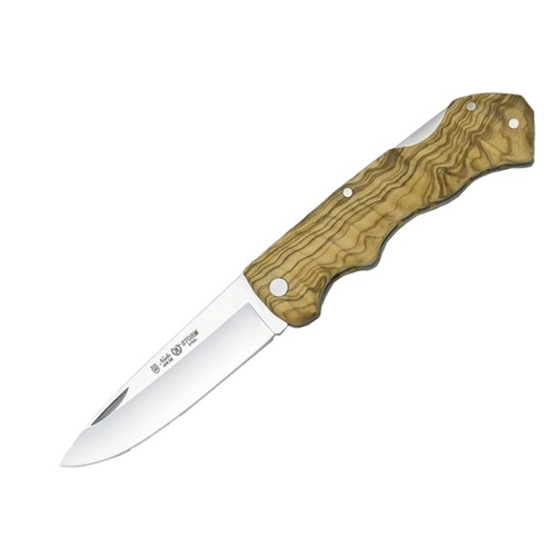 Nieto 203 Storm 8.5cm An-58 Steel Folding Blade Knife Hunting Knives - Olive Wood Handle #N-203