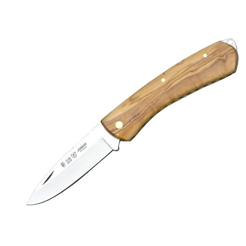 Nieto 392 Junior 8cm An-58 Steel Folder Blade Knife Hunting Knives - Olive Wood Handle #N-3151