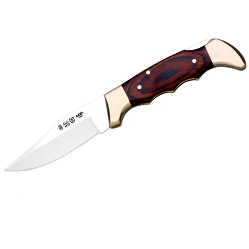 Nieto Caza 9.5cm An-58 Steel Folder Blade Knife Hunting Knives - Stamina Wood Handle #N-619