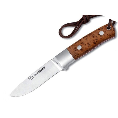 Nieto Serendipity 11.5cm Bohler N-695 Fixed Knife Hunting Knives - Tuya Wood Handle #N-6603s