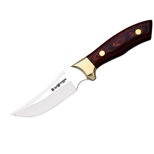 Nieto Cetreria 13cm An-58 Steel Fixed Blade Knife Hunting Knives - Stamina Wood Handle #N-8004