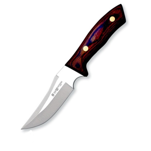 Nieto Safari 13cm An-58 Steel Fixed Blade Knife Hunting Knives - Stamina Wood Handle #n-8104