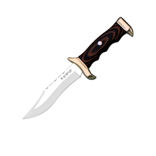Nieto Alpine 11cm An-58 Steel Fixed Blade Knife Hunting Knives - Stamina Wood Handle #N-8502