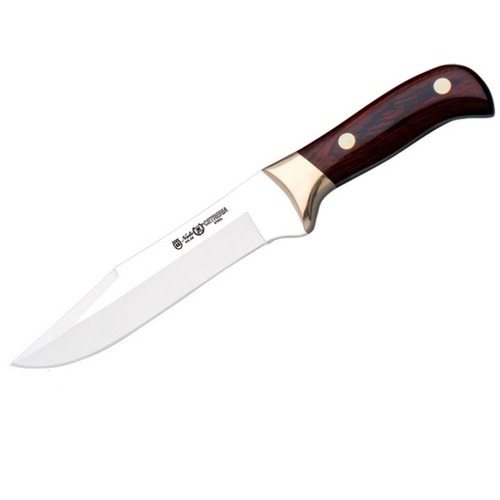 Nieto Cetreria 16cm An-58 Steel Fixed Blade Knife Hunting Knives - Stamina Wood Handle #N-9006