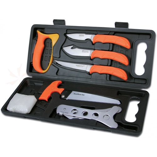 Outdoor Edge Wild Pak 8 Pcs Butcher Game Processing Set