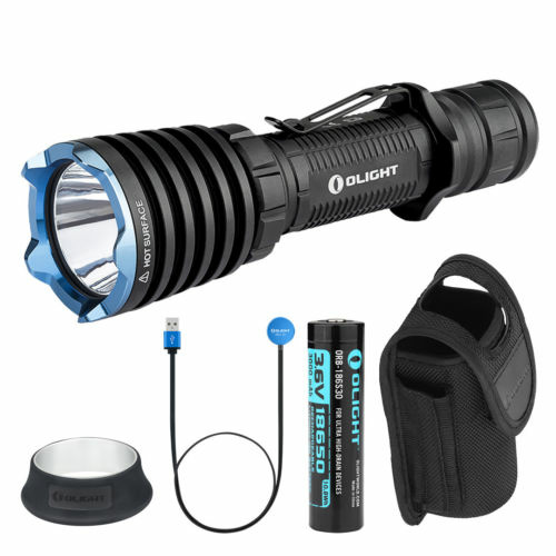 Olight Warrior X 2000 Lumen Rechargeable Tactical Led Torch W Magnetic Charger