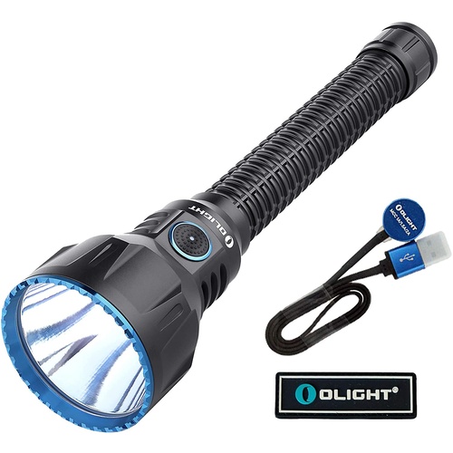 Olight 1300 Lumens Rechargeable Led Torch - 1300M Long Throw Beam #javelot Turbo Black