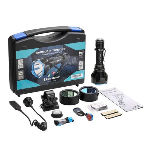 Olight 1100 Lumens Hunting Torch Warrior X Turbo Kit - 1000M Long Throw Beam #o-Wxt-Kit