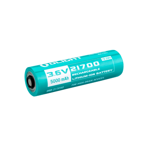 Olight 5000Mah Li-Ion 21700 Rechargeable Battery - Customised For M2R Seeker 2 #bat-217C50