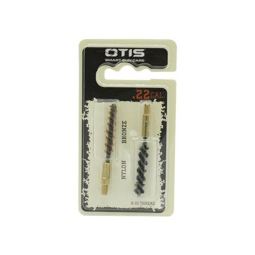 Otis .22 Cal Bore Brush 2 Pack (1 Nylon/1 Bronze)