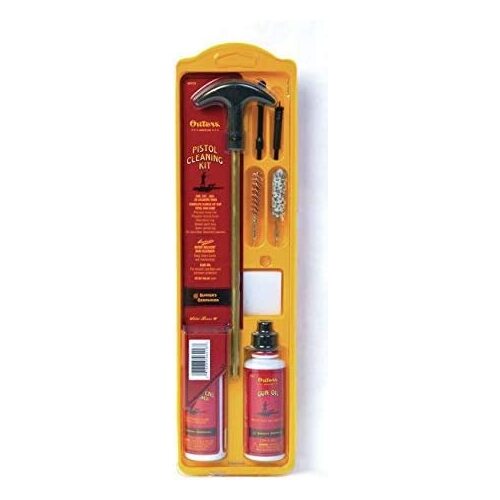 Outers High Quality Pistol Cleaning Kit Clam Pack Slotted Patch Loop - For .40 ‑ .45 Caliber #Out46418