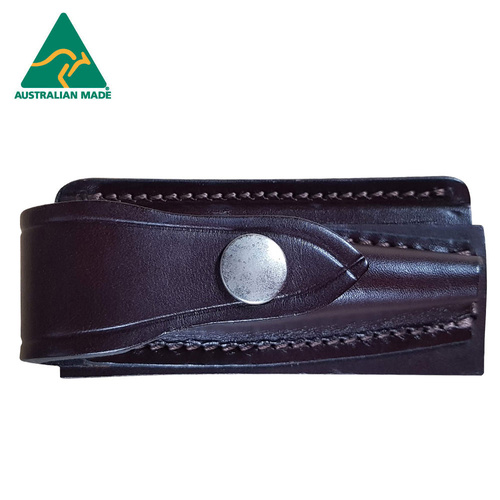 Powa Beam Jcoe Leather Stockmans Pocket Knife Sheath Pouch - Small Australian Made #hps