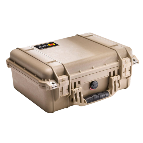Pelican 1450 Medium Handgun Protector Case - Desert Tan #p1450dt