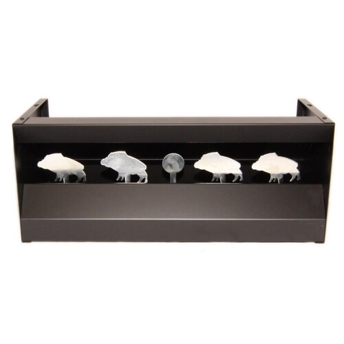 Pro-Tactical Max-Target Knockdown Resetting 177/22 Air Rifle X5 Targets - 4 Pigs #pt-87755