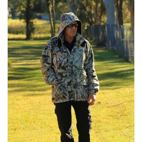 Max-Hunter Koorangie Camo Fleece Coat With Hood [L]