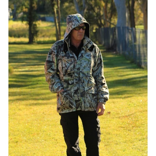 Max-Hunter Koorangie Camo Fleece Hunting Coat - With Detachable Hood # ...