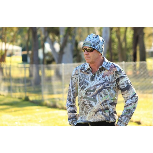 Max-Hunter Koorangie Camo Bamboo Charcoal Shirt Long Sleeve [3Xl]
