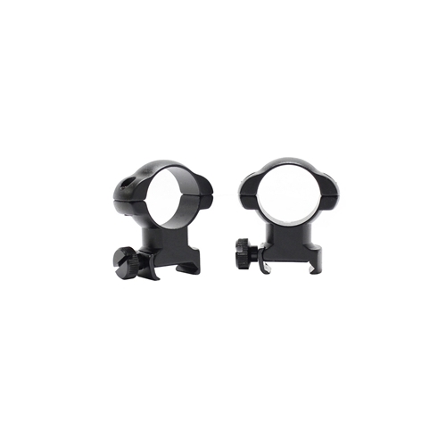 Pecar Optics Scope Rings High Weaver Style With Nut - 1in #Pr-1h-wsn