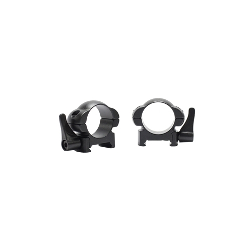 Pecar Optics  Scope Rings Low Weaver Style Quick Detach - 1in #pr-1l-wsqd