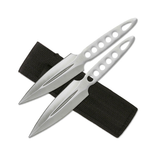 Perfect Point Stainless Steel Throwing Knife Set - 2Pcs #k-Ks-6807-02