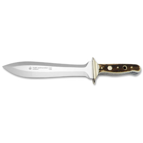 Puma Waidmannsheil 327 Mm Fixed Hunting Knife Stainless Steel - Staghorn Scales #11 3581