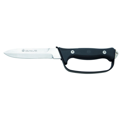 Puma Frogman Dive/marine Knife Black Rubber - 5.5in Blade #13 6300