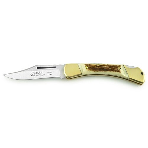 Puma Duke Hunting Pocket Knife - Staghorn Scales #21 0905